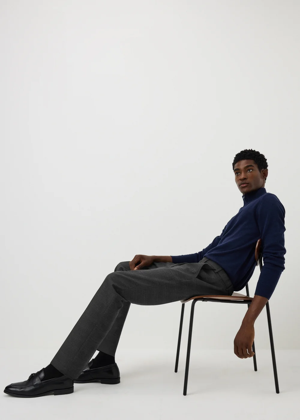 Taylor & Wright Grey Active Waist Check Slim Fit Trosuers - 26/L29 Image 4