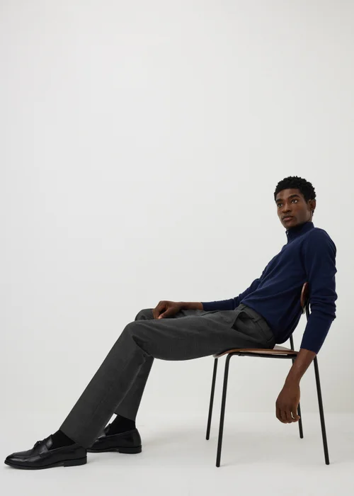 Taylor & Wright Grey Active Waist Check Slim Fit Trosuers - 26/L29 Image 4