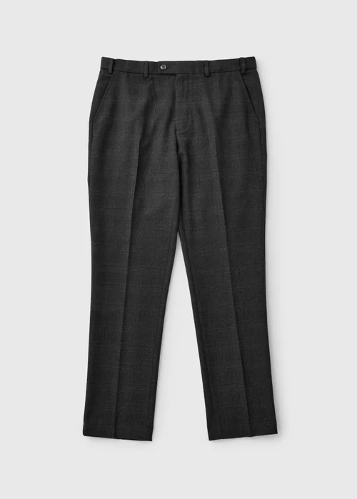 Taylor & Wright Grey Active Waist Check Slim Fit Trosuers - 26/L29 Image 5