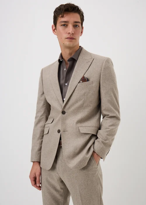 Taylor & Wright Regent Italian Stone Tailored Fit Suit Jacket - 38 Chest Short Image 1
