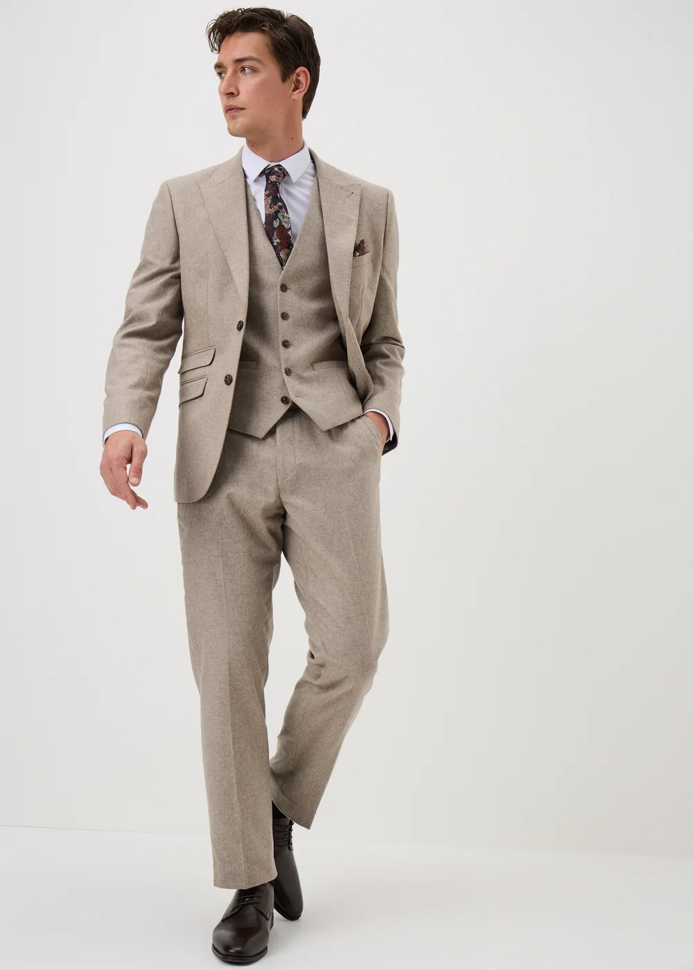 Taylor & Wright Regent Italian Stone Suit Waistcoat - XS Image 4