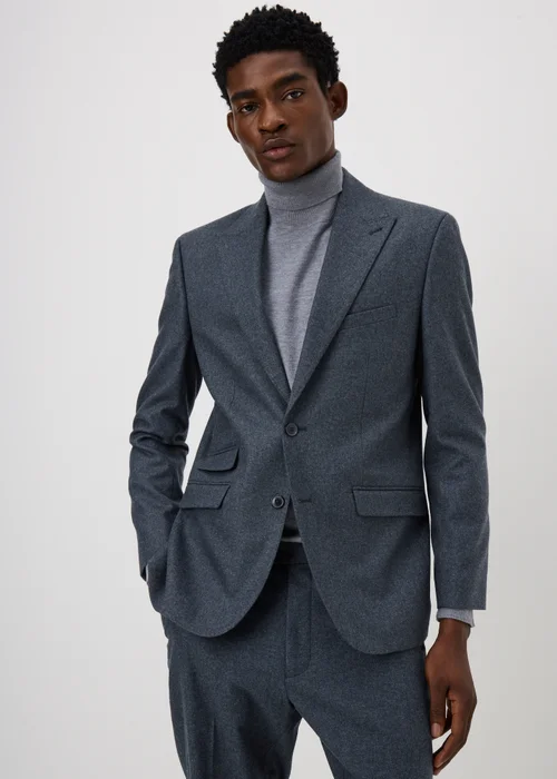 Taylor & Wright Derwent Italian Denim Tailored Fit Suit Jacket - 38 Chest Short Image 1