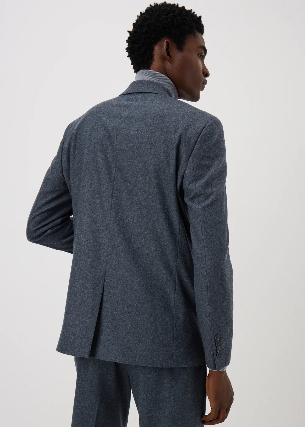 Taylor & Wright Derwent Italian Denim Tailored Fit Suit Jacket - 38 Chest Short Image 2