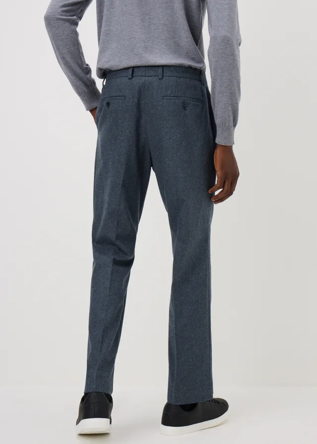 Taylor & Wright Derwent Italian Denim Tailored Fit Suit Trousers