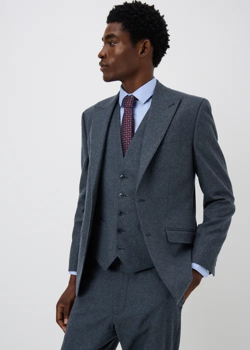 Taylor & Wright Derwent Italian Denim Suit Waistcoat - S Image 4