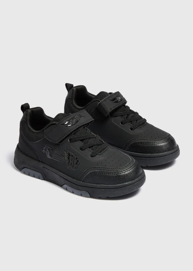 Hot Wheels Boys Black School Shoes (Younger 8-Older 2)