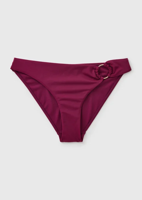 Burgundy Hardware Bikini Bottoms - 8 Image 3