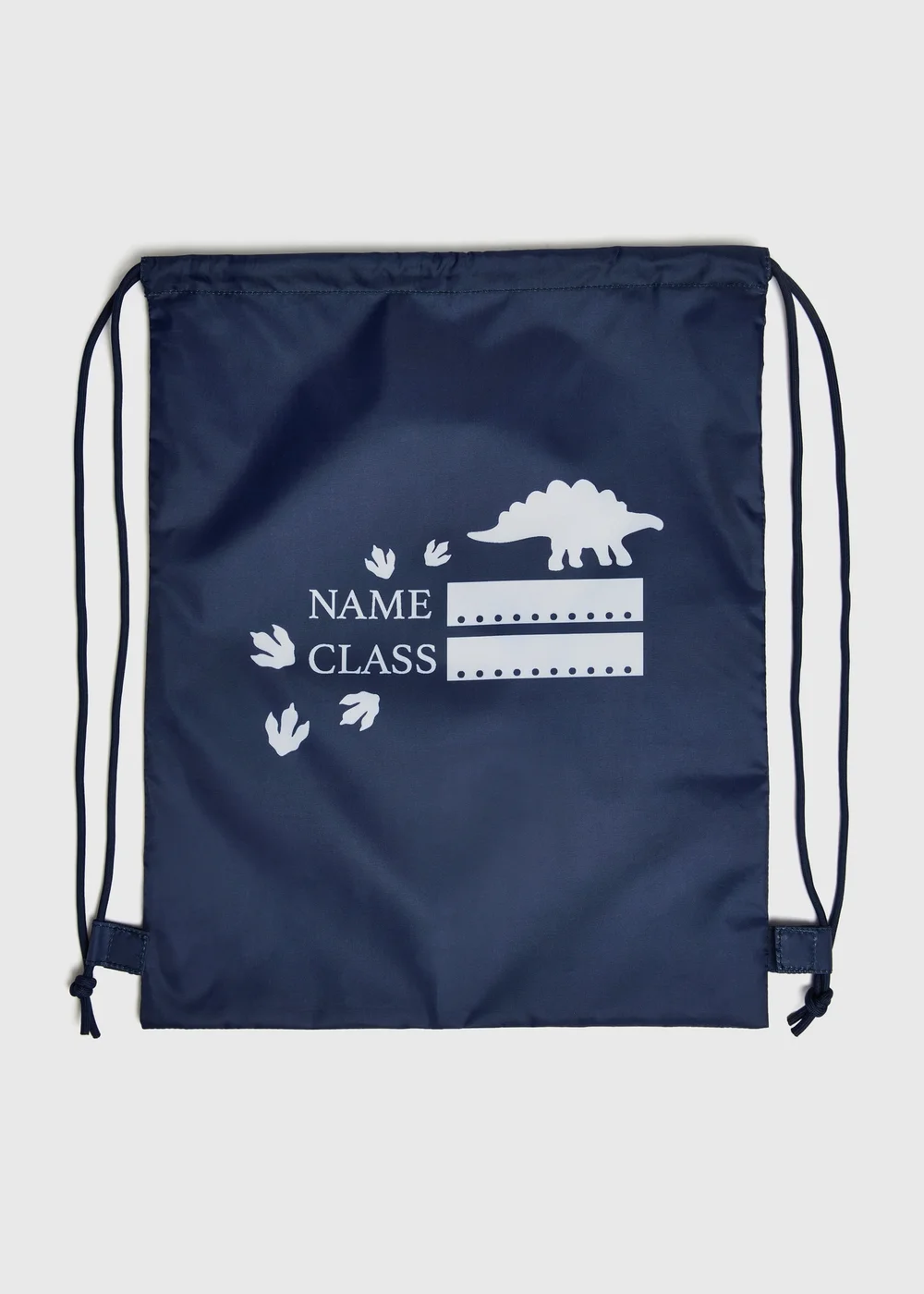 Boys Navy Dino Pumpbag - One Size Image 1