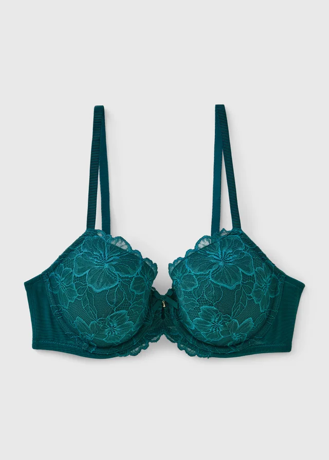 Teal Lace Co Ord Bra