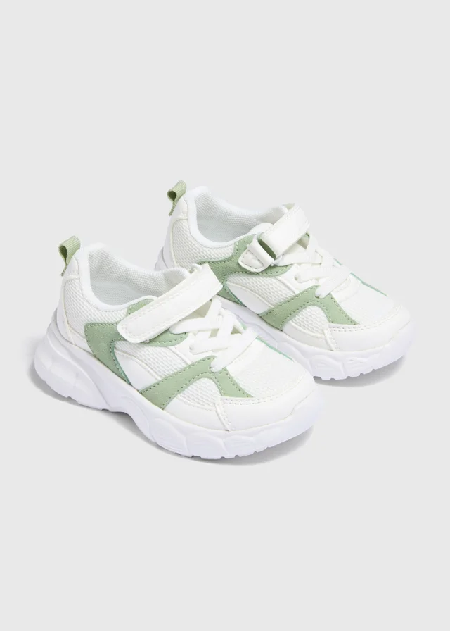 White Chunky Sports Trainers (Younger 10- Older 5)