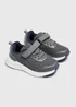 Boys Grey Chunky Trainers (Younger 4-12) - 4 Infants Image 1