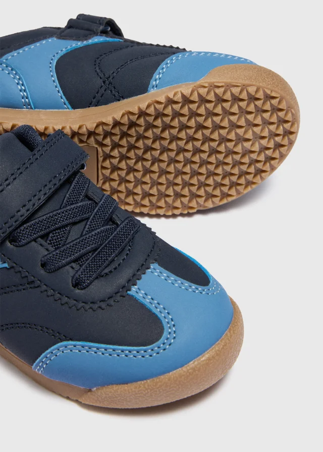 Boys Navy Low Profile Trainers (Younger 4-12)