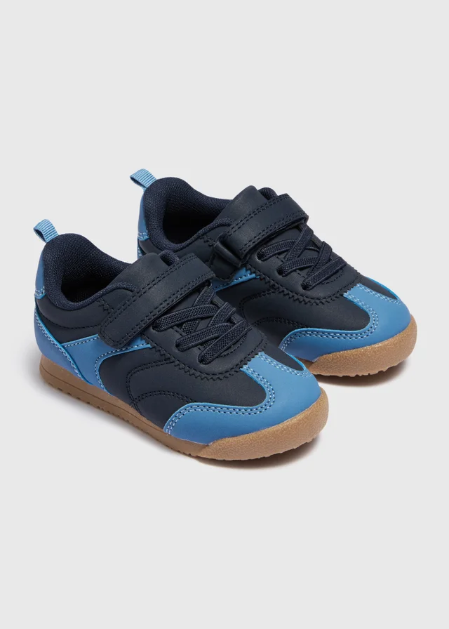 Boys Navy Low Profile Trainers (Younger 4-12)