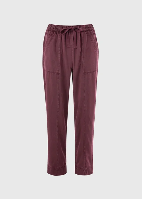 Burgundy Utility Jogging Bottoms - 8 Image 2