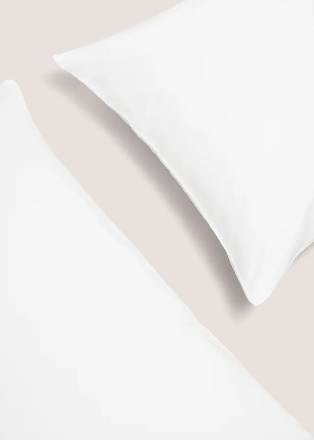 2 Pack White Housewife 300 Thread Count Pillowcases