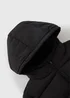 Boys Black Padded Showerproof Coat (7-15yrs) - 7 Yrs Image 2