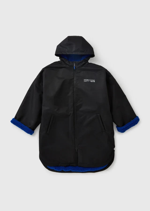 Boys Black Changing Robe