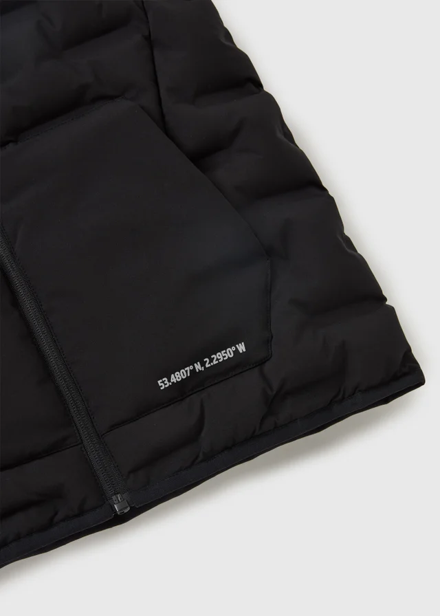 Souluxe Boys Black Padded Sports Showerproof Gilet (7-15yrs)