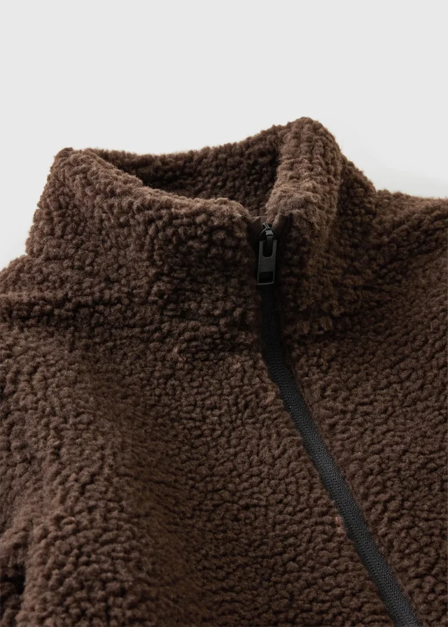 Boys Brown Borg Jacket (7-15 Yrs)