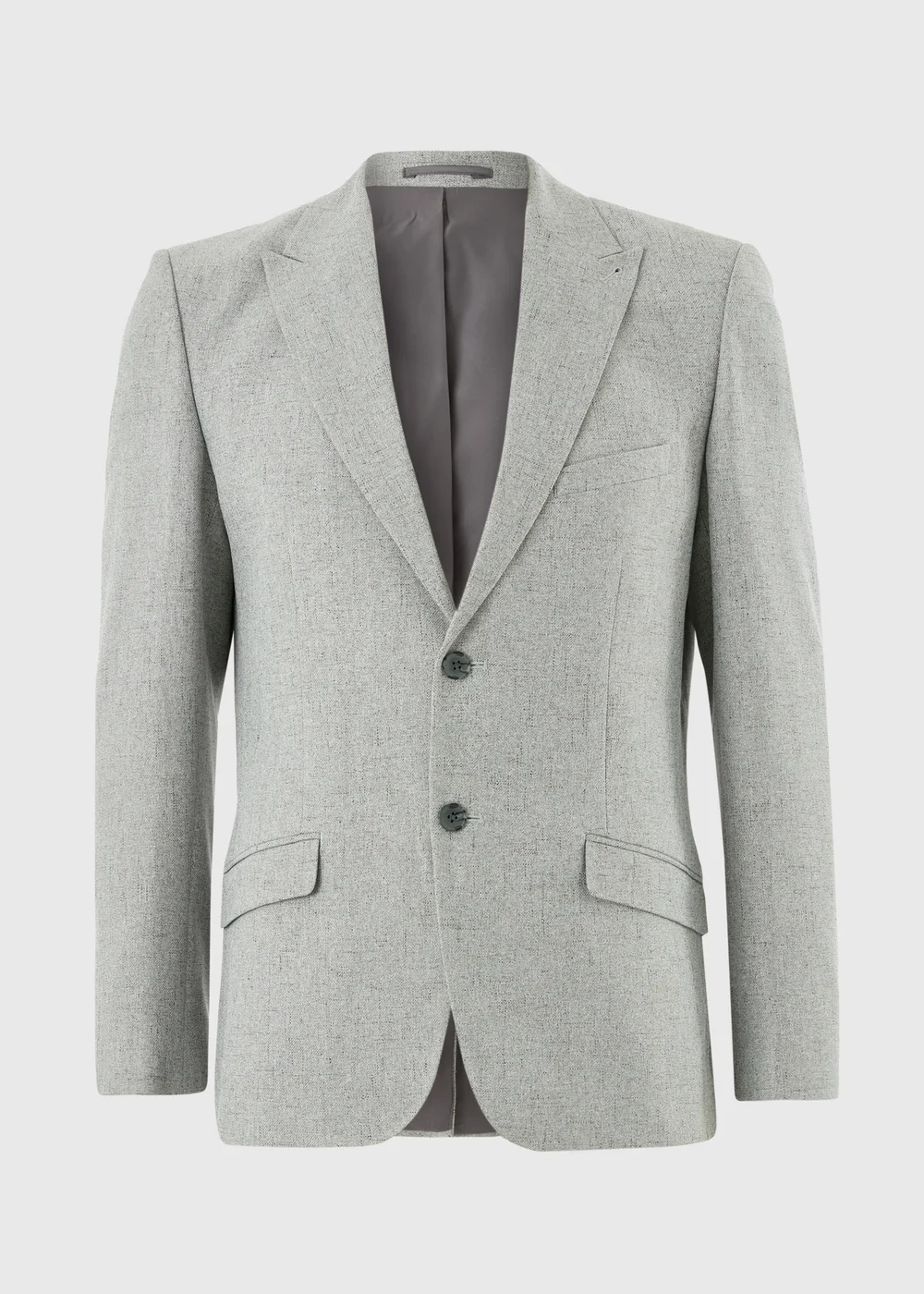 Taylor & Wright Griffith Grey Fleck Slim Fit Suit Jacket - 44 Chest Short Image 5