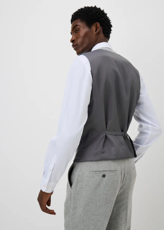 Taylor & Wright Griffith Grey Fleck Suit Waistcoat