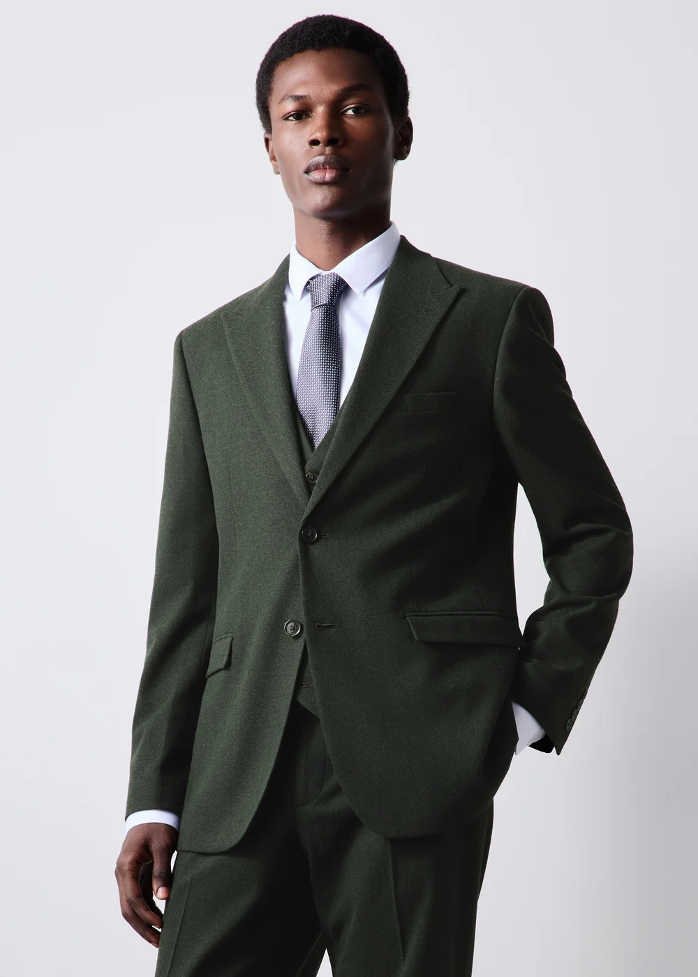 Taylor & Wright Greenwich Tailored Fit Suit Jacket - 34 Chest Short Image 1