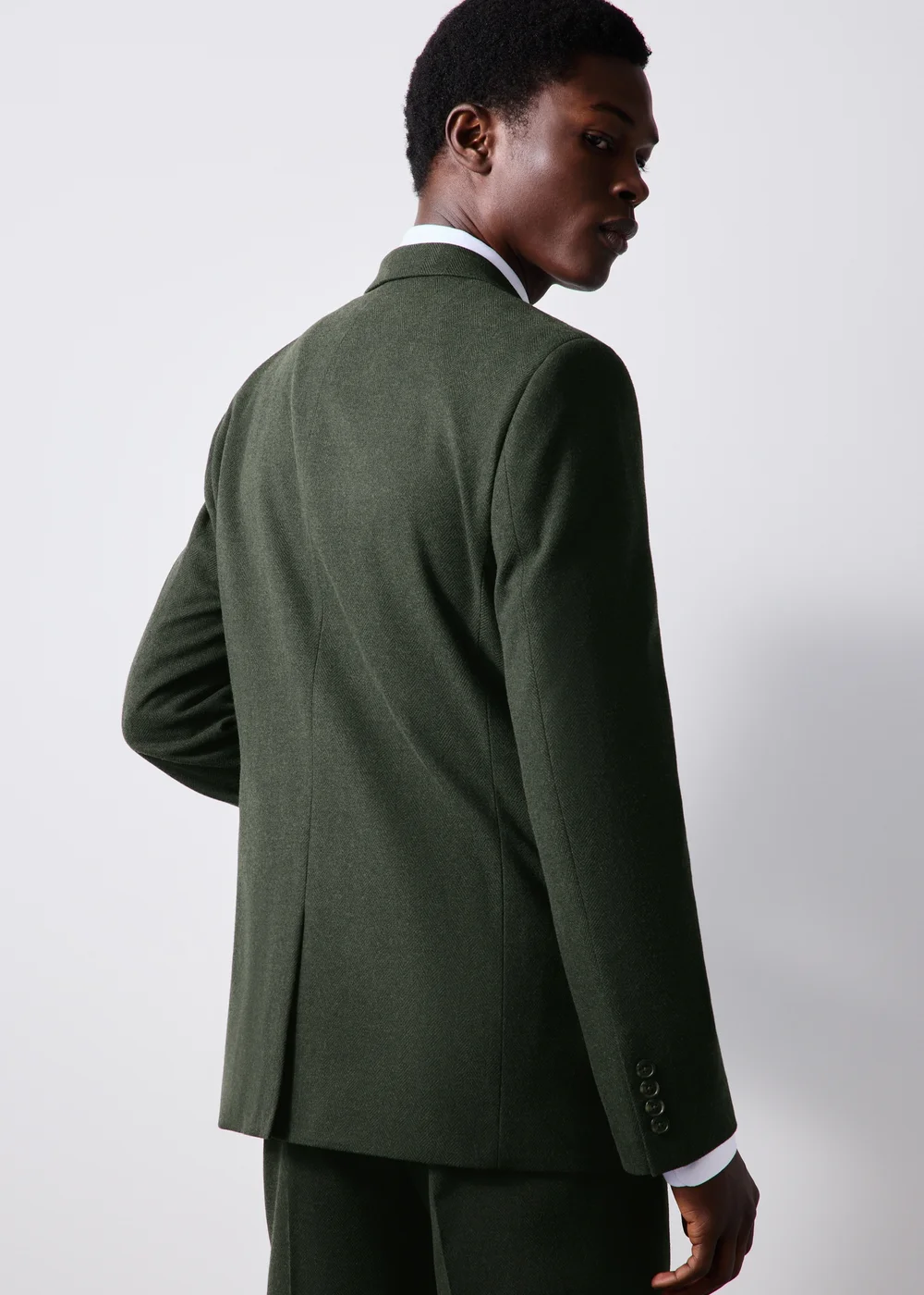Taylor & Wright Greenwich Tailored Fit Suit Jacket - 34 Chest Short Image 3