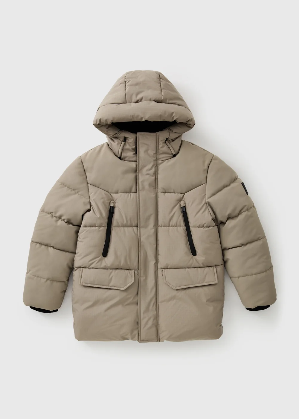 Boys Stone Parka Coat (7-15 Yrs) - 7 Yrs Image 1