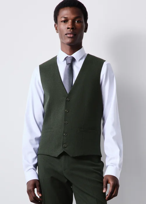 Taylor & Wright Green Greenwich Waistcoat - XS Image 1