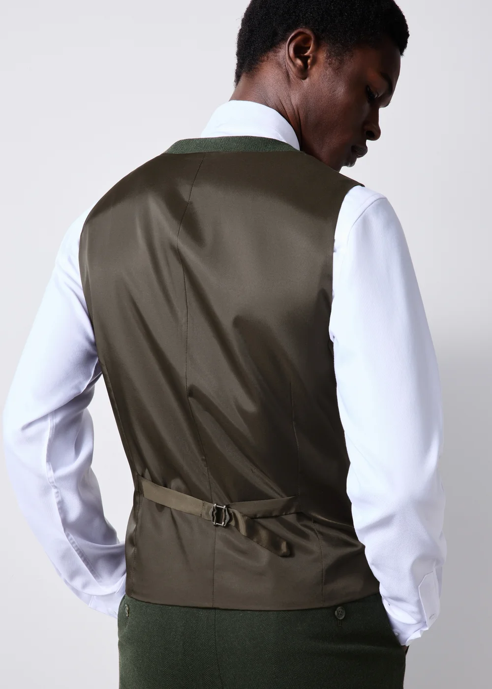 Taylor & Wright Green Greenwich Waistcoat - XS Image 3