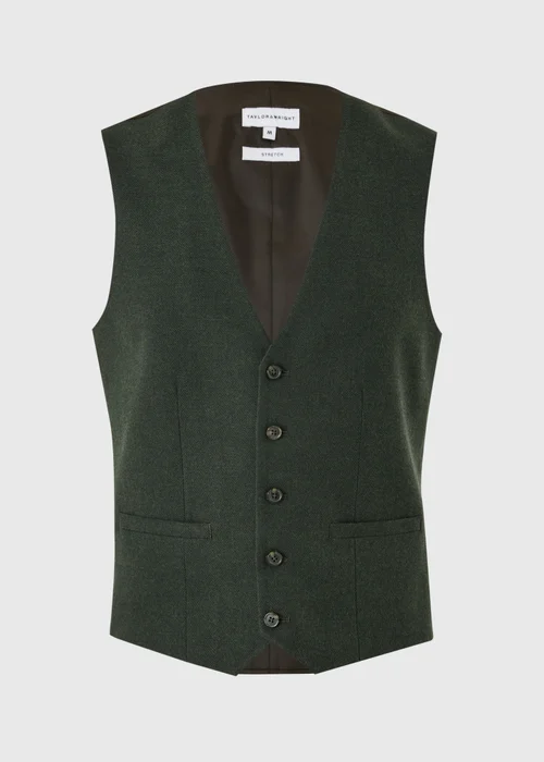 Taylor & Wright Green Greenwich Waistcoat - XS Image 5
