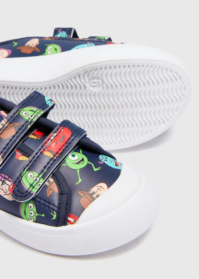 Disney Pixar Boys Navy Trainers (4-12 Infants)