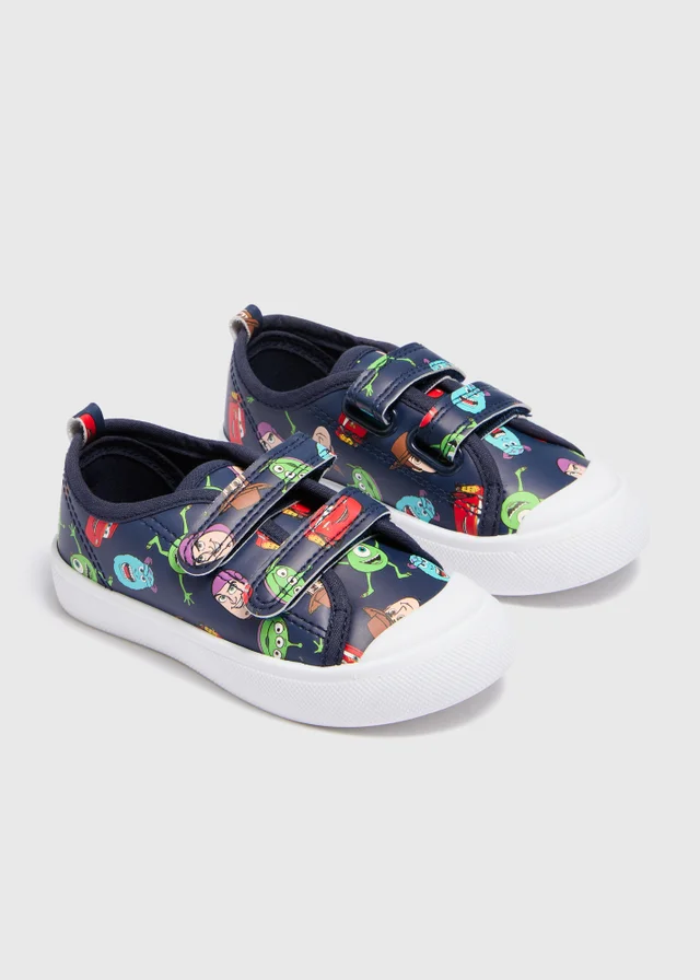 Disney Pixar Boys Navy Trainers (4-12 Infants)