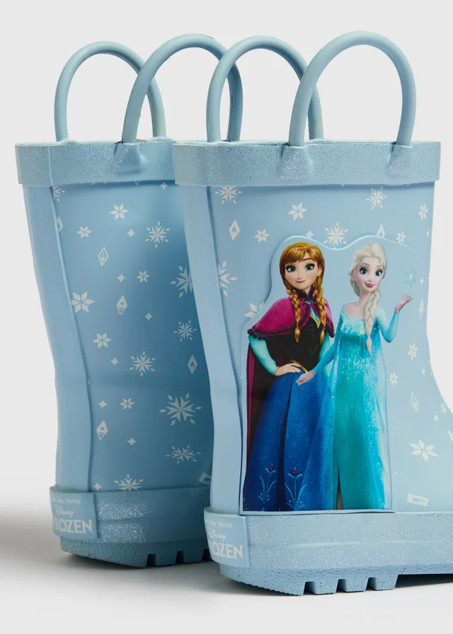 Disney Frozen Girls Blue Wellies (Younger 4-12)