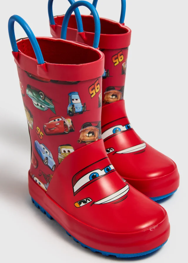 Disney Cars Red Wellies (Younger 4-12)