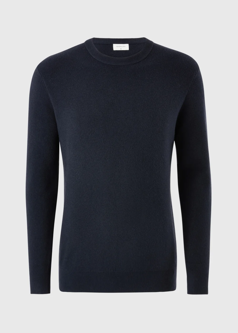Navy Smart Ribbed Jumper - S Image 1