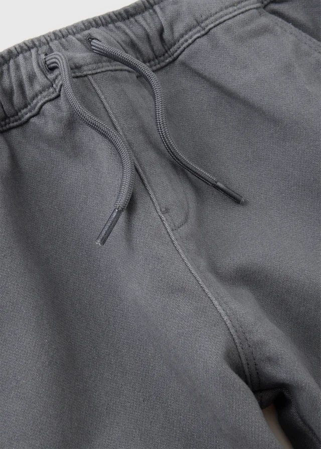Boys Grey Twill Cargo Trousers (1-8yrs)