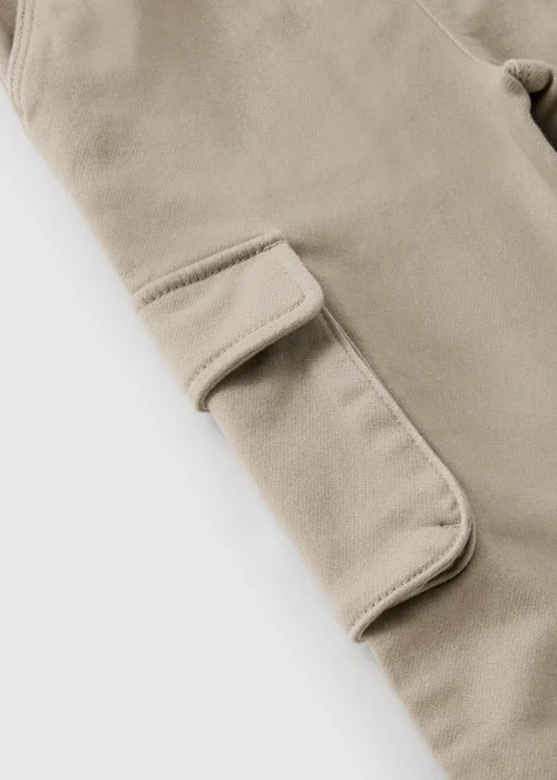 Boys Beige Cargo Trousers (1-8yrs) - 1-1.5 Yrs Image 2
