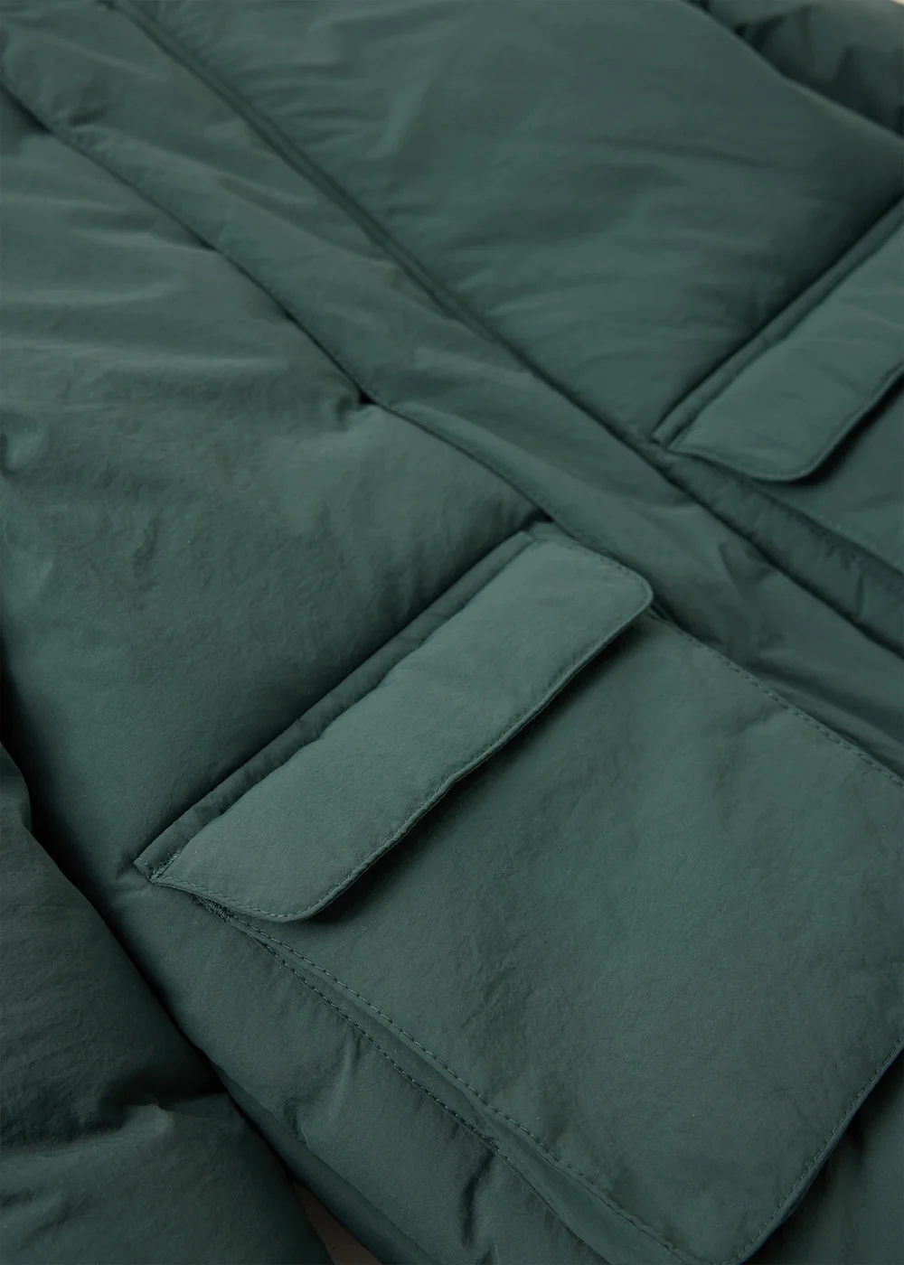 Boys Teal Duvet Coat (1-8yrs) - 1-1.5 Yrs Image 2