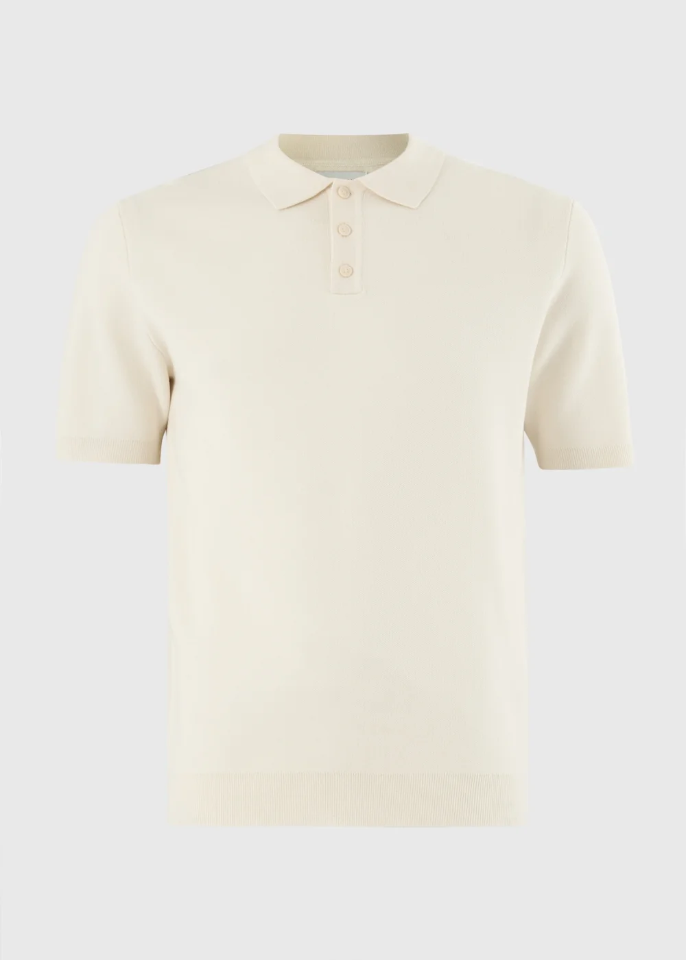 Ecru Polo Shirt - S Image 4