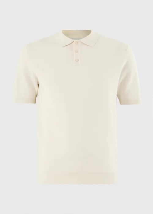 Ecru Polo Shirt - S Image 4