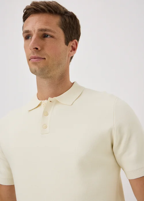 Ecru Polo Shirt - S Image 3