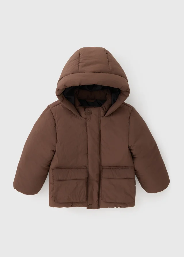 Boys Brown Duffel Coat (1-8yrs)