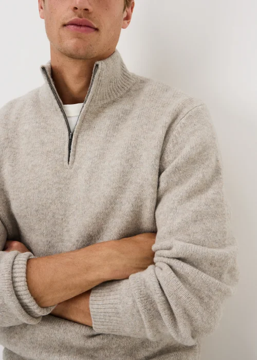 Stone Cosy 1/4 Zip Jumper - S Image 3