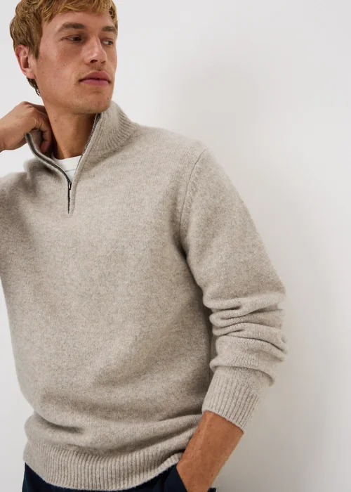 Stone Cosy 1/4 Zip Jumper - S Image 1