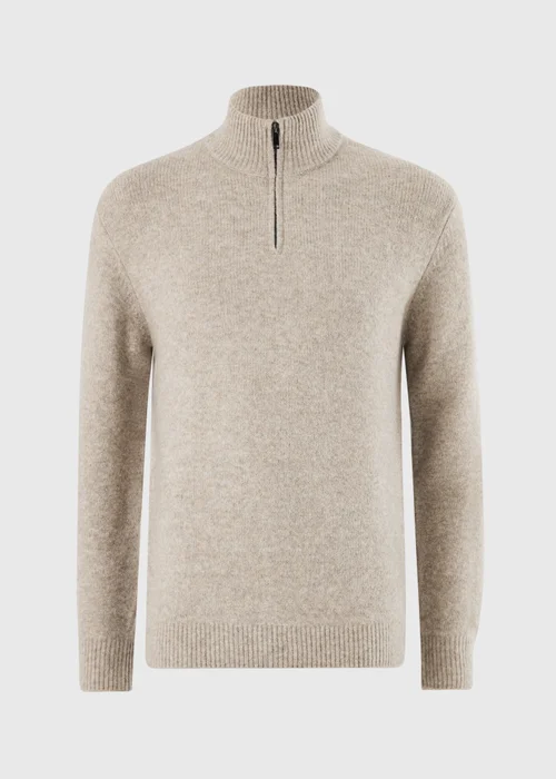 Stone Cosy 1/4 Zip Jumper - S Image 4