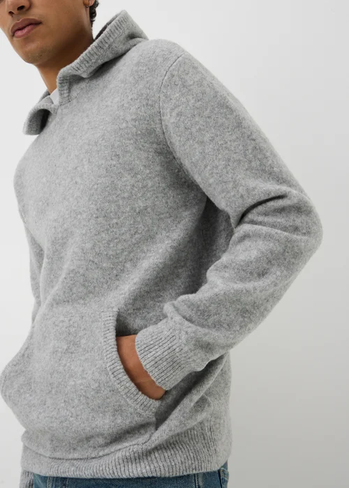 Grey Cosy Pull Over Hoodie - M Image 3