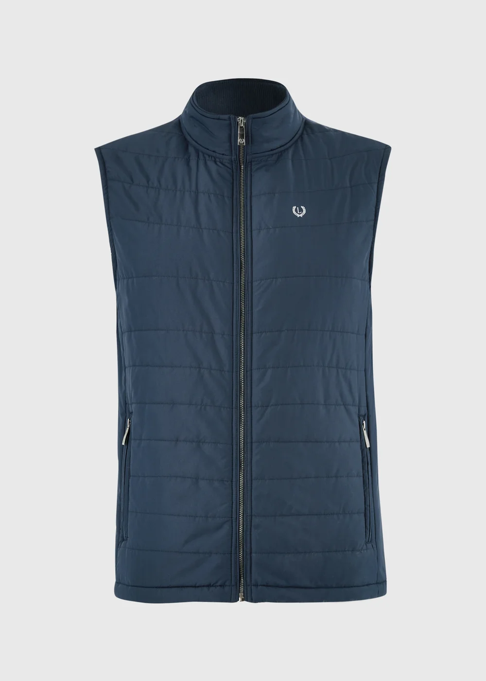 Lincoln Navy Quilted Smart Gilet - S Image 1
