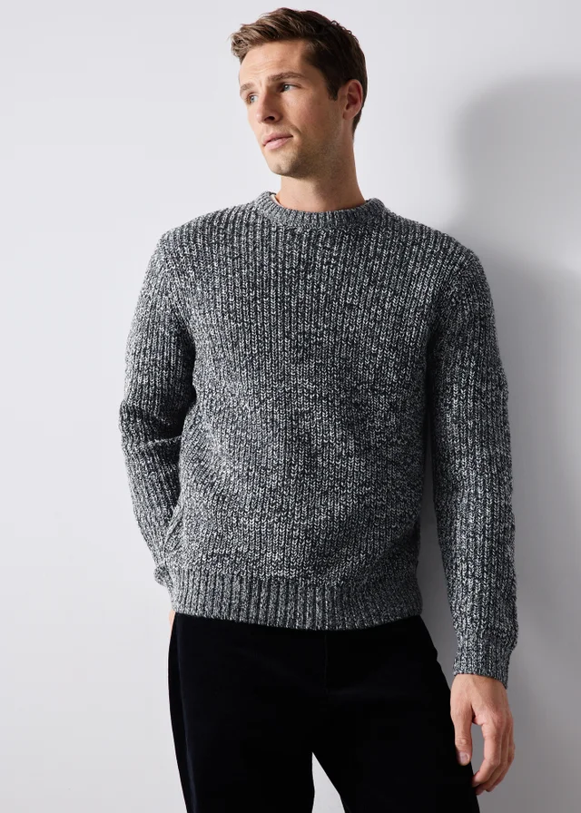 Lincoln Grey Knitted Jumper