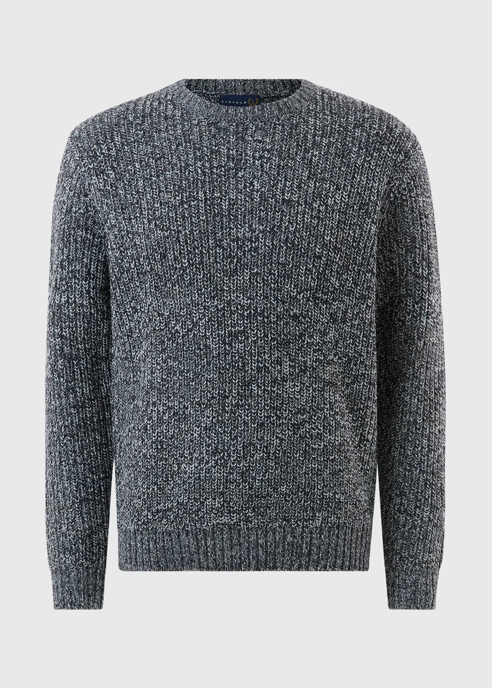 Lincoln Grey Knitted Jumper - S Image 1